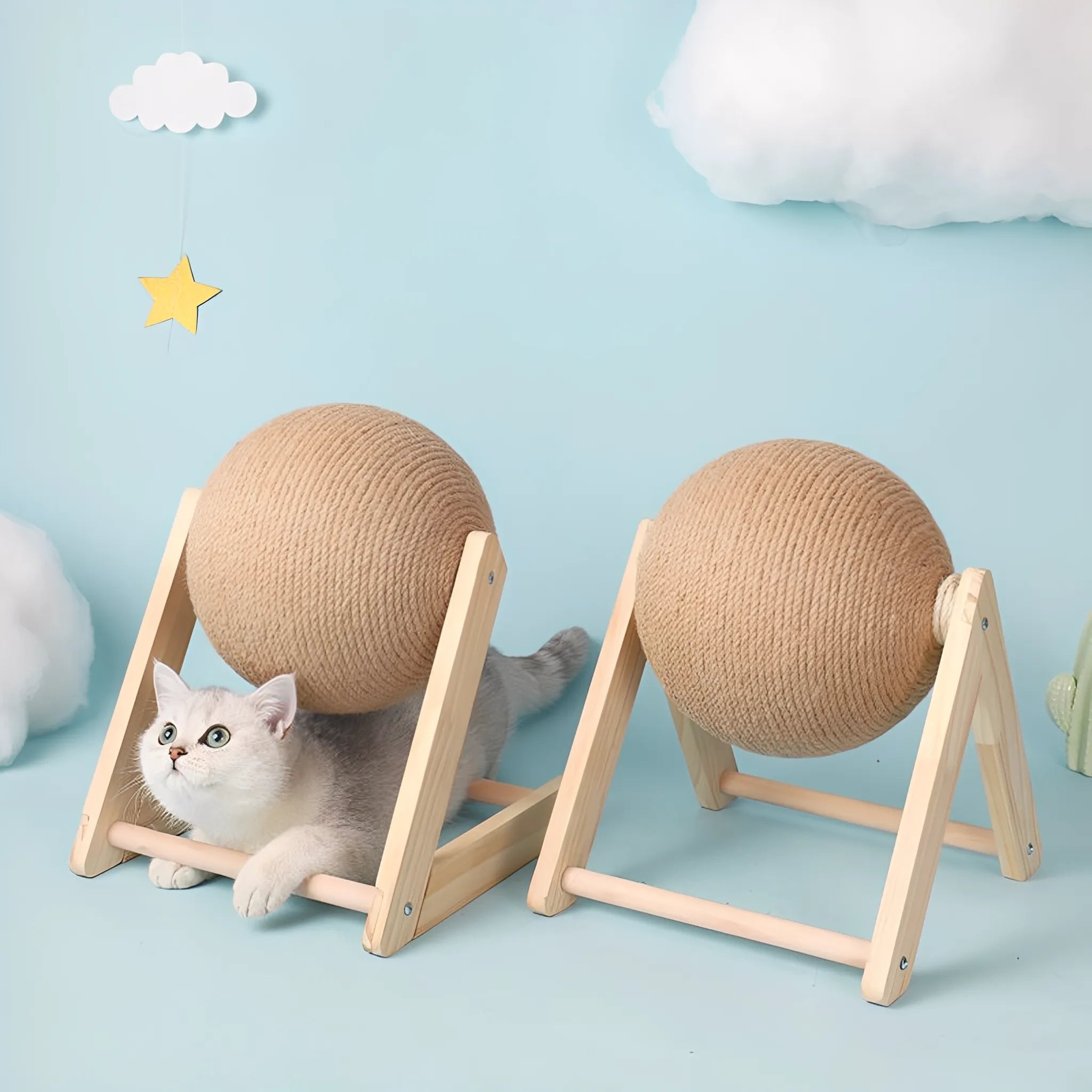 Purrfect Spin Bol | Draaiend Speelgoed Voor Kattenplezier