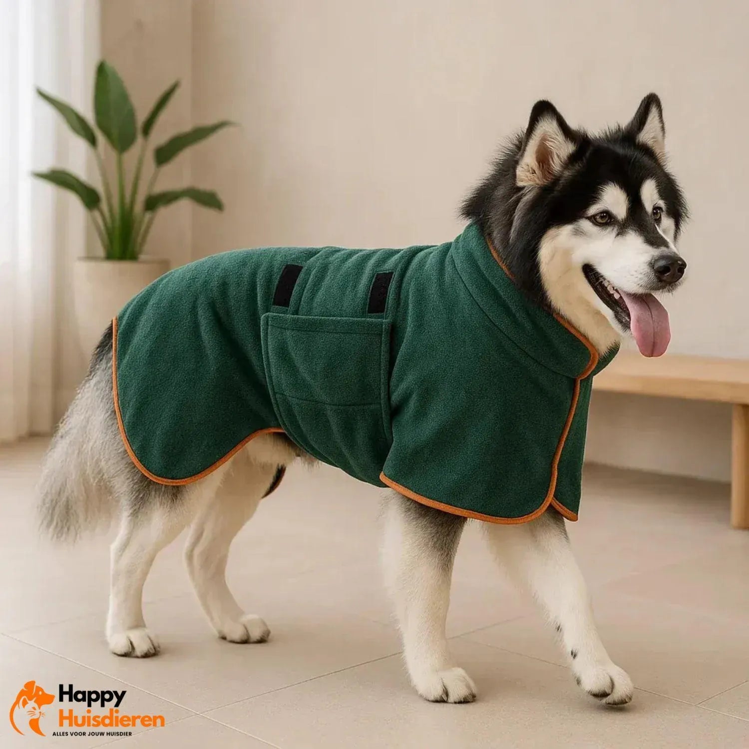 QuickDry | Sneldrogende Microvezel Hondenbadjas – Verstelbaar & Comfortabel