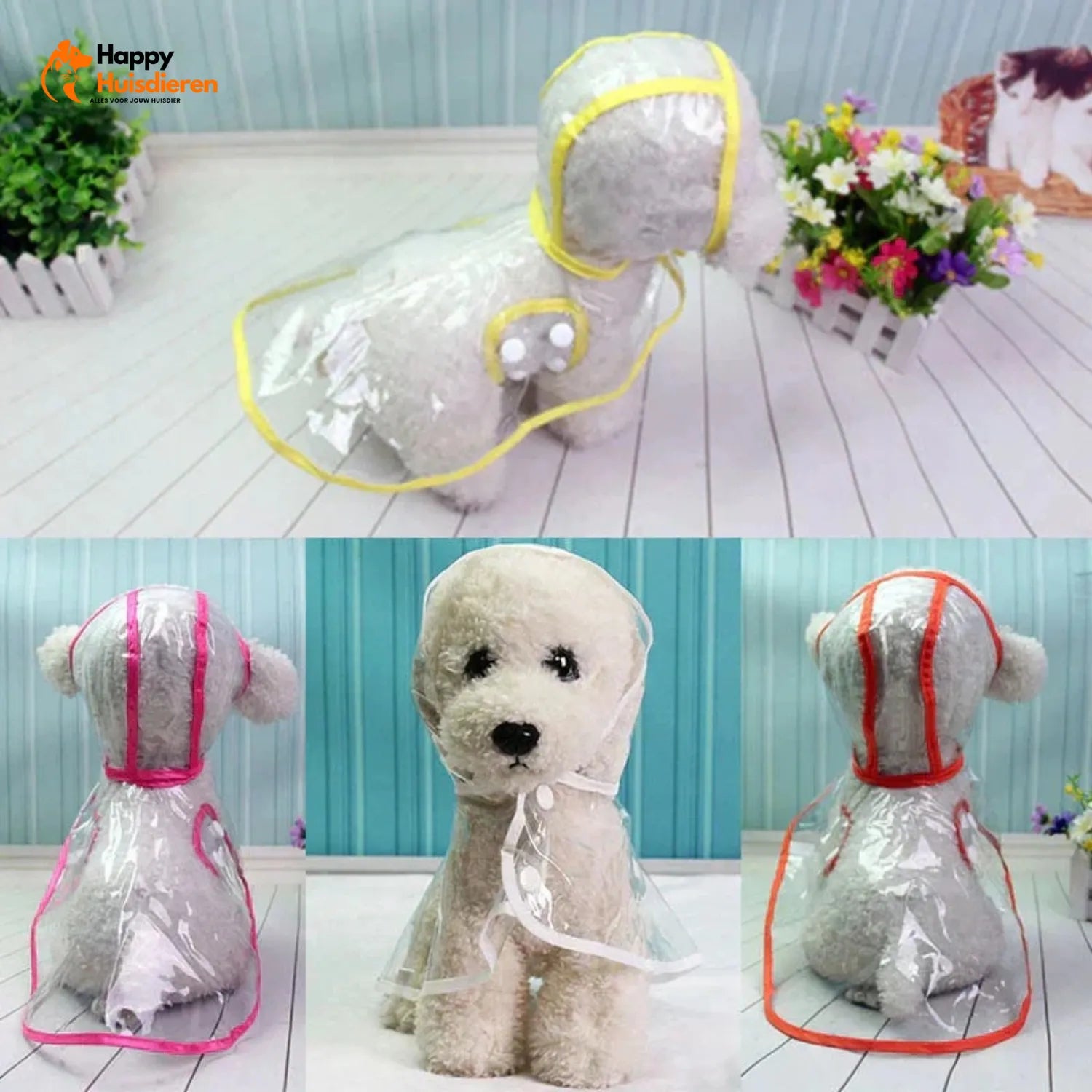 RegenShield Hondjas | Transparante Regenjas voor Honden
