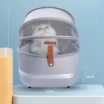 ReisBuddy Mand | Comfortabele Inklapbare Huisdier Reismand met Ventilatie