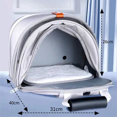 ReisBuddy Mand | Comfortabele Inklapbare Huisdier Reismand met Ventilatie