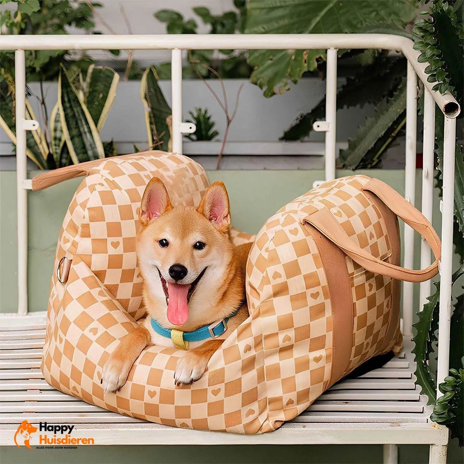 Retro Huisdierstoel | Vintage Comfortabel Autobed voor Honden