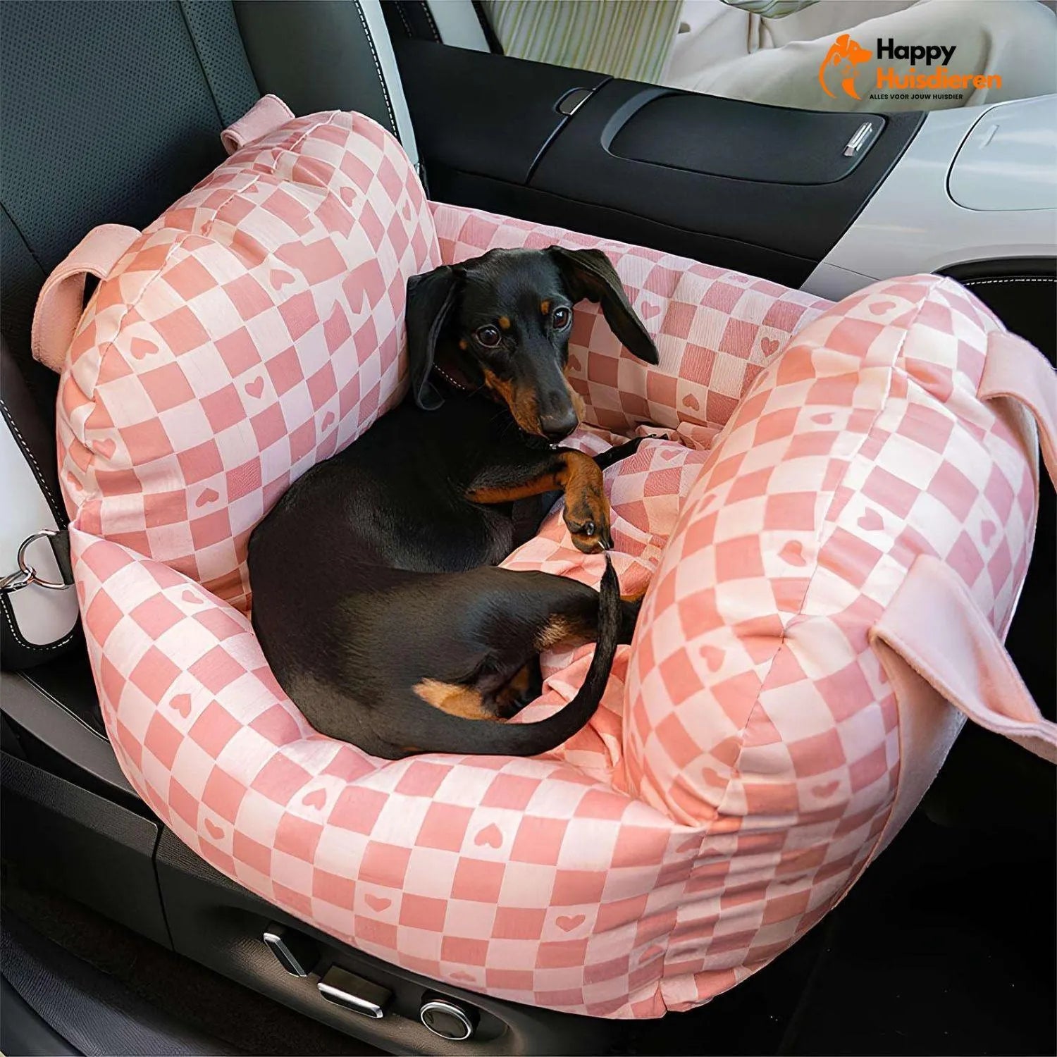 Retro Huisdierstoel | Vintage Comfortabel Autobed voor Honden
