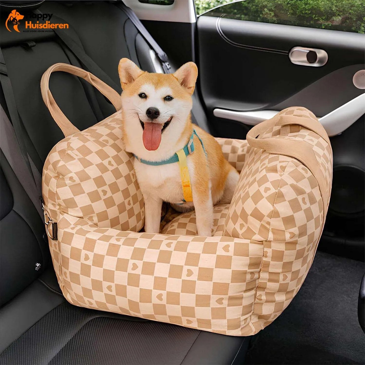 Retro Huisdierstoel | Vintage Comfortabel Autobed voor Honden
