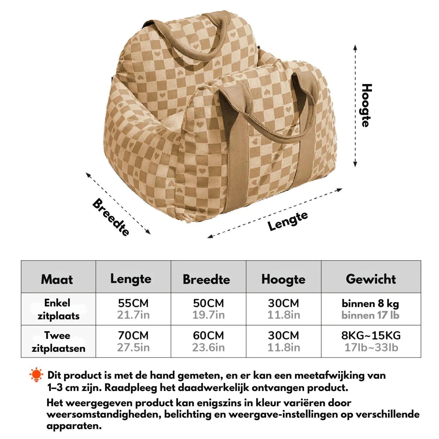 Retro Huisdierstoel | Vintage Comfortabel Autobed voor Honden