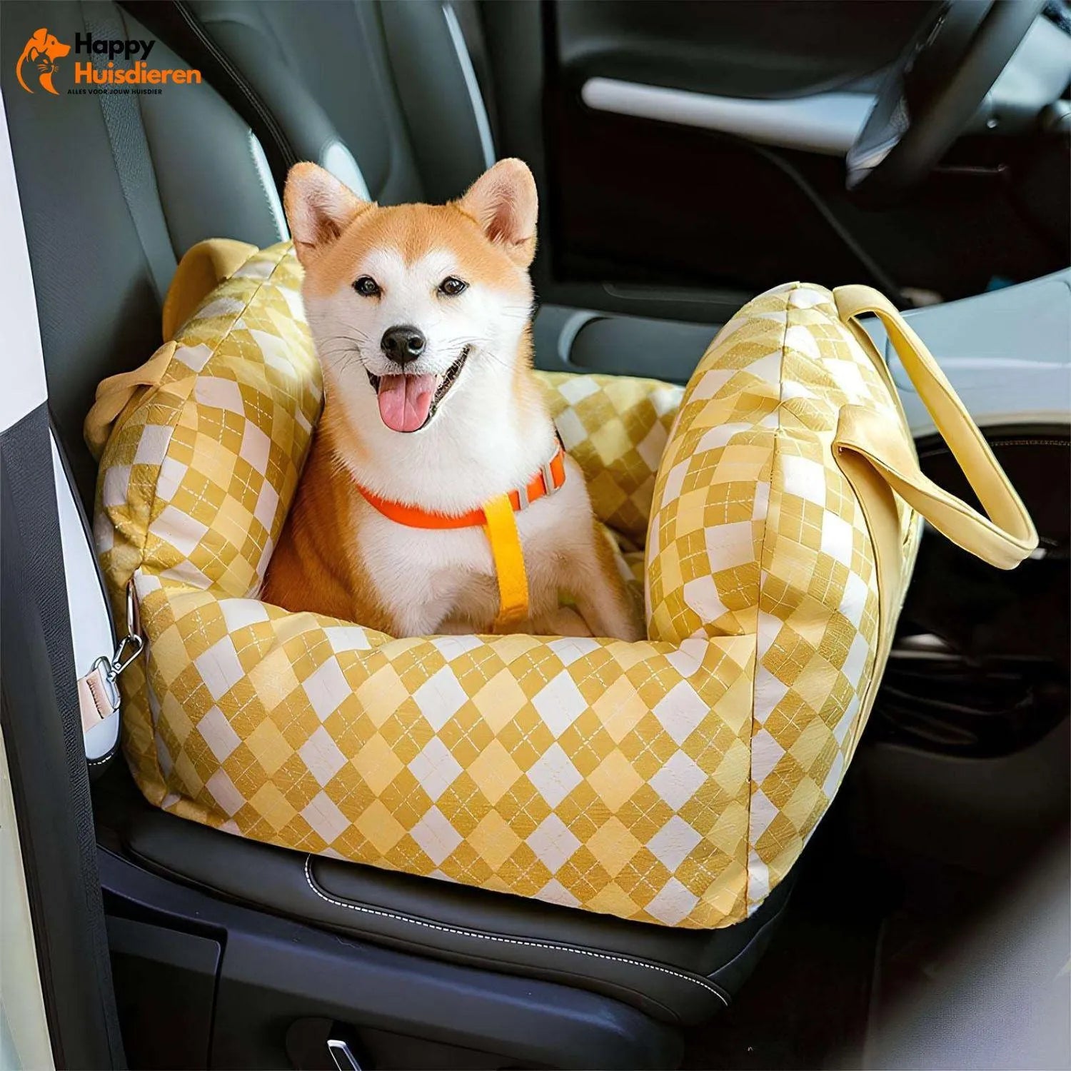 Retro Huisdierstoel | Vintage Comfortabel Autobed voor Honden