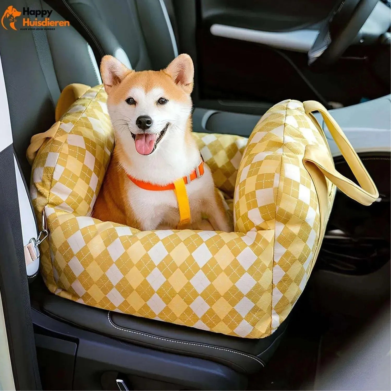 Retro Huisdierstoel | Vintage Comfortabel Autobed voor Honden