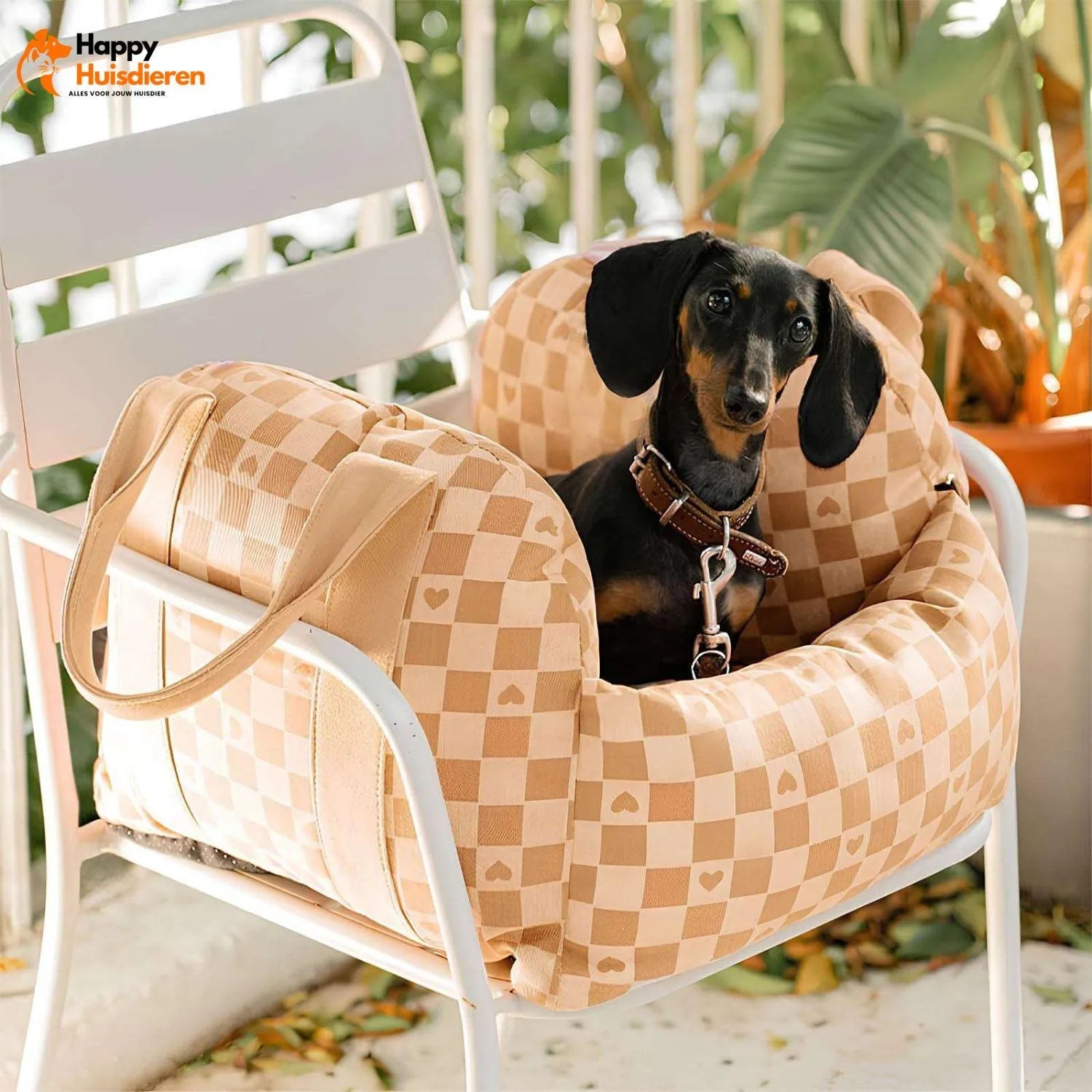 Retro Huisdierstoel | Vintage Comfortabel Autobed voor Honden