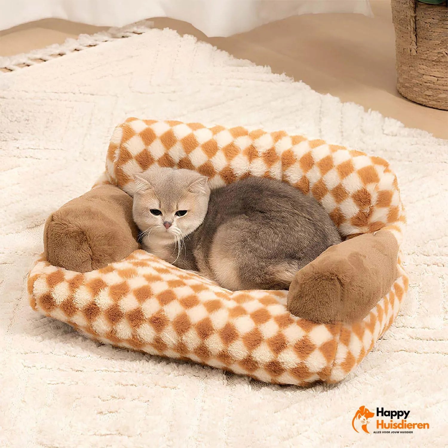Retro Pet Lounge | Luxe vintage kattenbank voor stijlvol comf