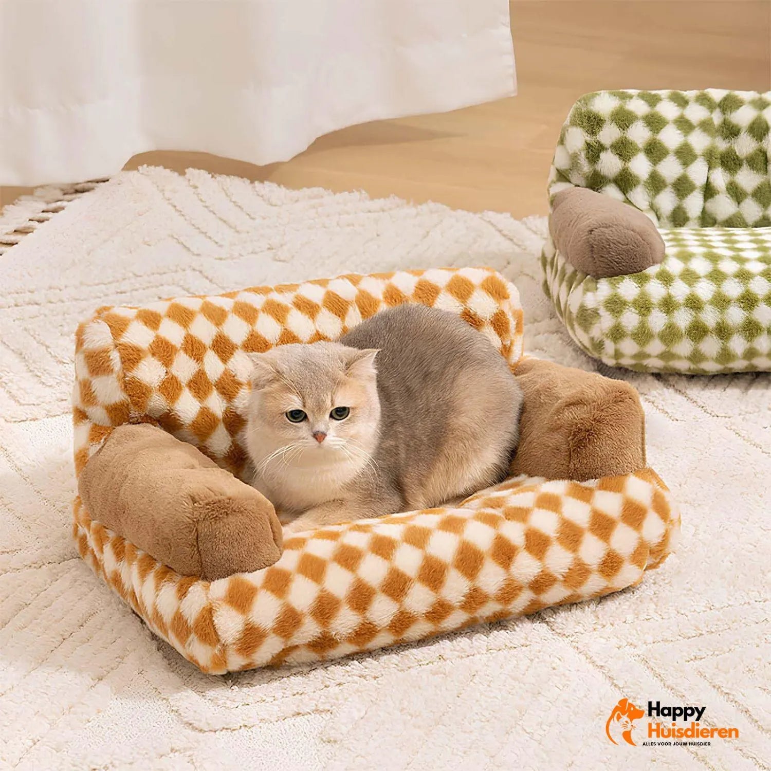 Retro Pet Lounge | Luxe vintage kattenbank voor stijlvol comf