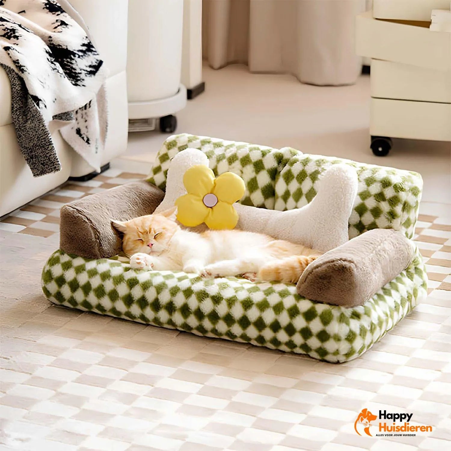 Retro Pet Lounge | Luxe vintage kattenbank voor stijlvol comf
