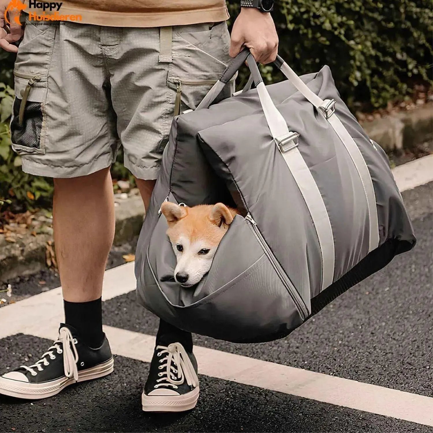 RoadPaws Lounge | Luxe autostoelbed voor honden met verhoogde bescherming