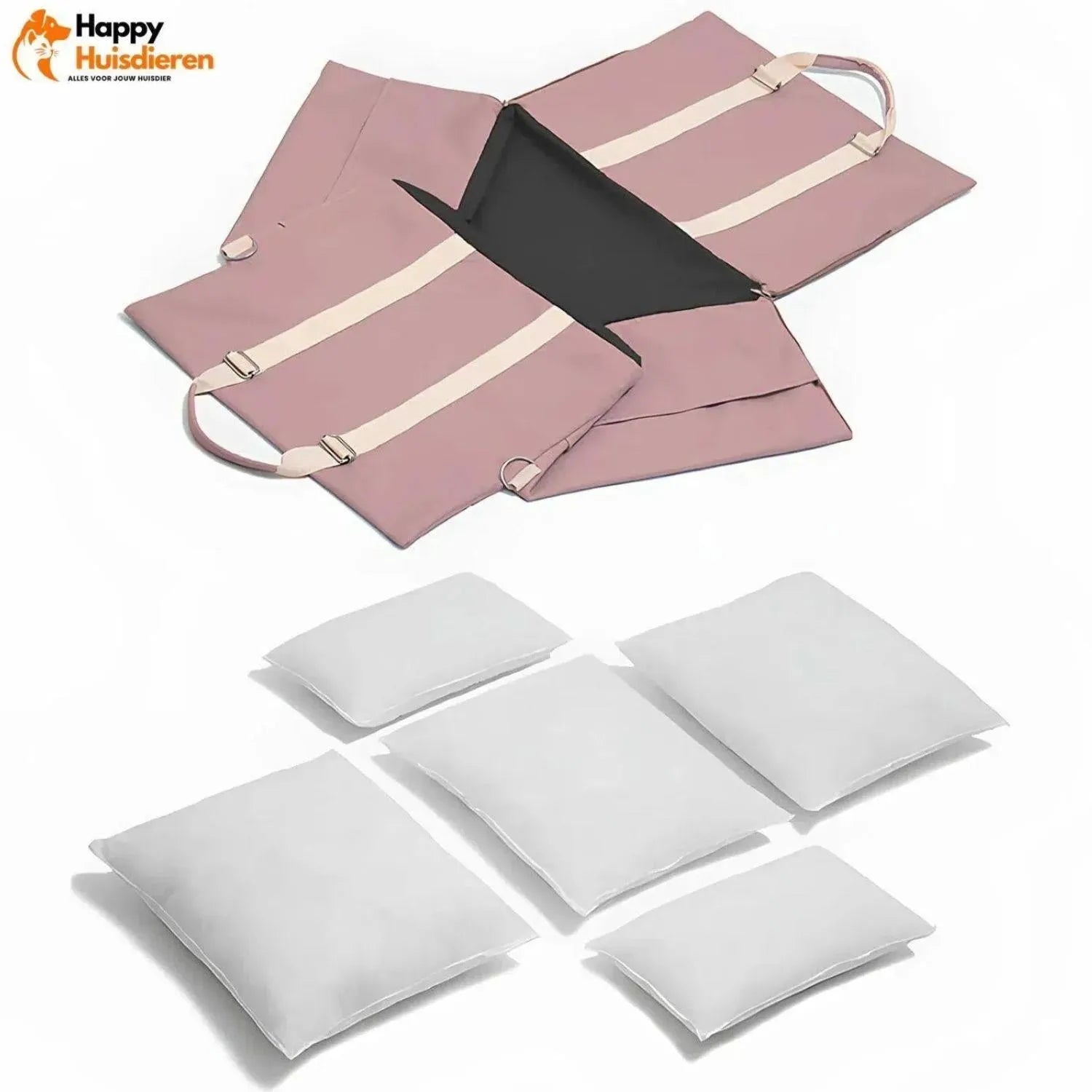 RoadPaws Lounge | Luxe autostoelbed voor honden met verhoogde bescherming