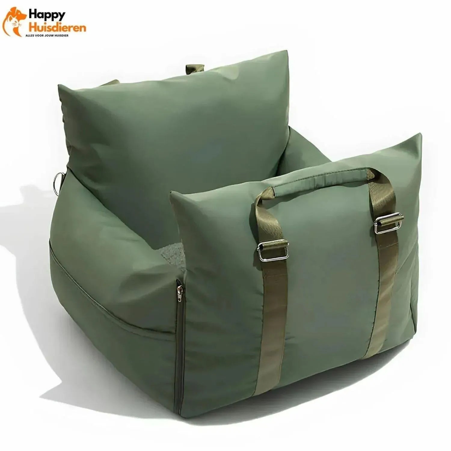 RoadPaws Lounge | Luxe autostoelbed voor honden met verhoogde bescherming