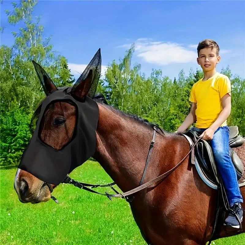 Roxy | Paardenmasker met vliegen- en uv-bescherming
