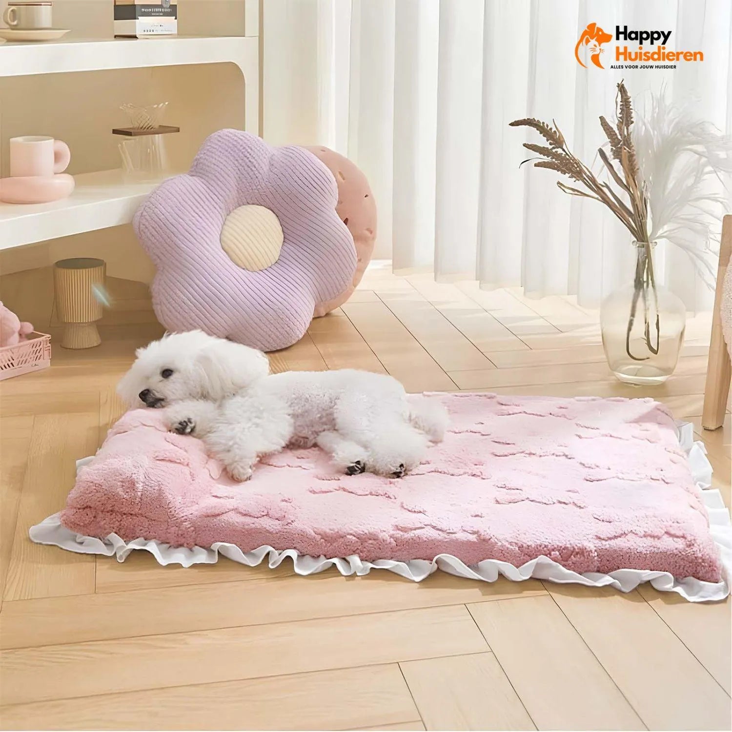 RustZacht Nest | Comfortabel Pluche Kalmerend Bed voor Honden en Katten