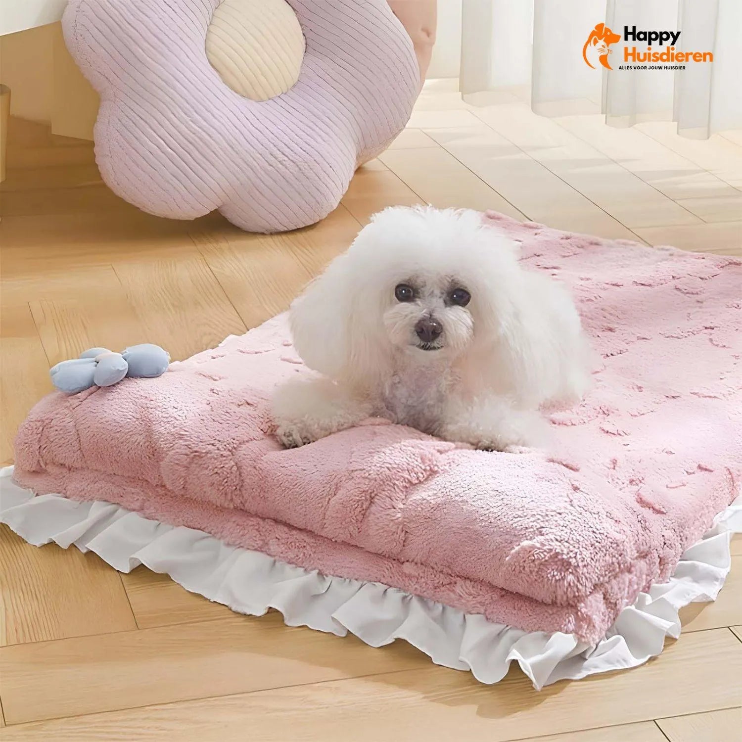 RustZacht Nest | Comfortabel Pluche Kalmerend Bed voor Honden en Katten