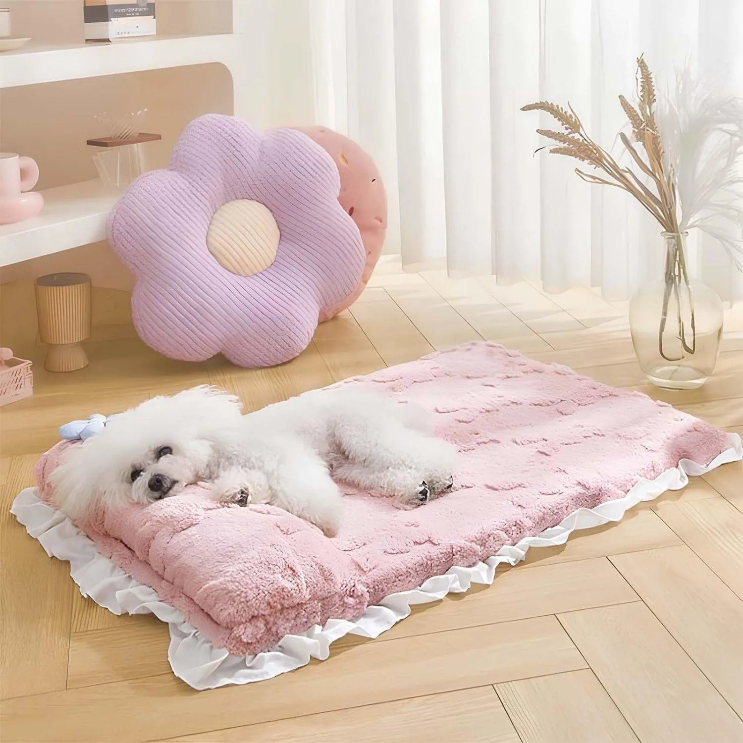 RustZacht Nest | Comfortabel Pluche Kalmerend Bed voor Honden en Katten