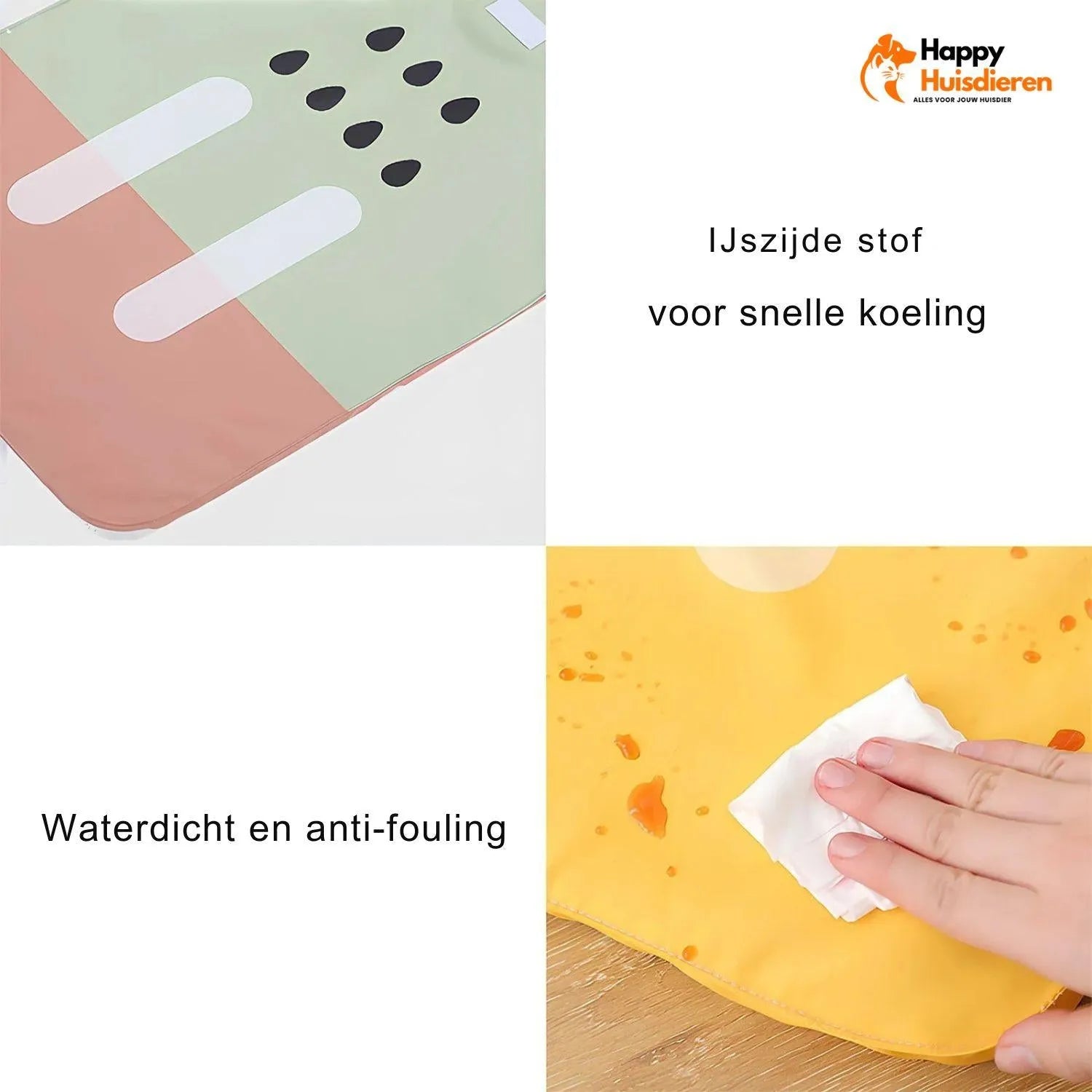 Rustplaats voor huisdieren | Koelmat van ijszijde voor comfort van hond en kat