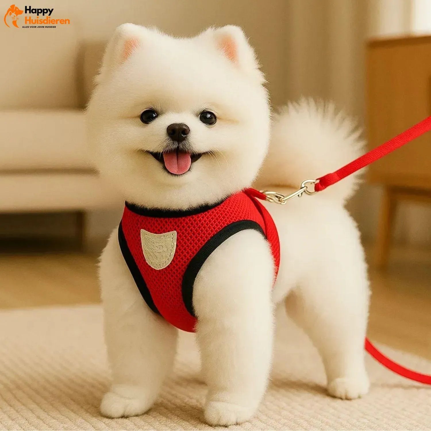 SafeStride | Verstelbaar Hondenharnas met Reflecterende Delen