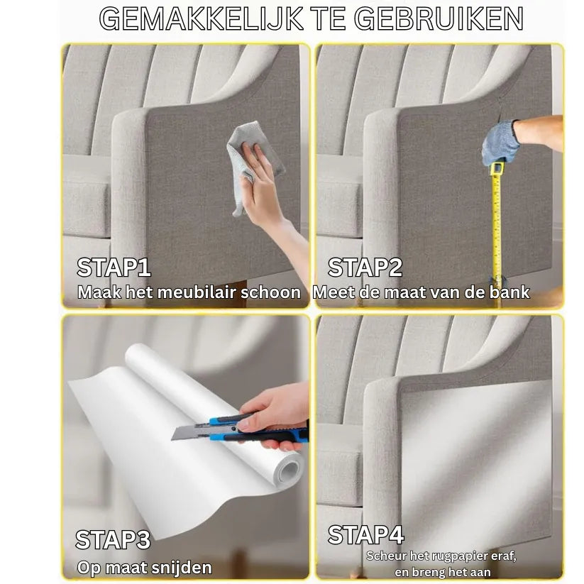 ScratchGuard Meubelbeschermer | Transparante Krasbestendige Folie voor Katten en Honden