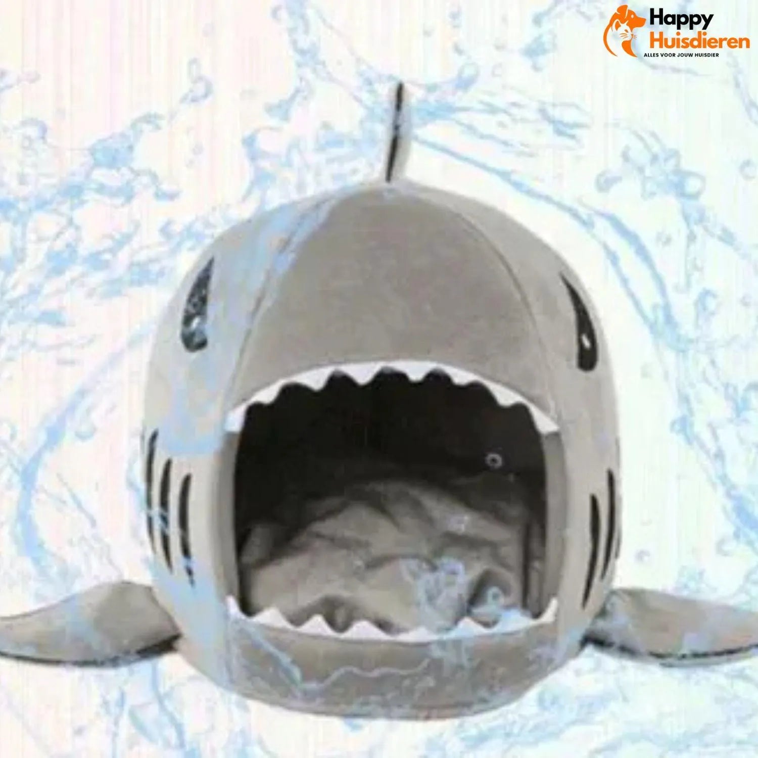 SharkSnug | Knusse Huisdierenmand met Beschutte Binnenkant