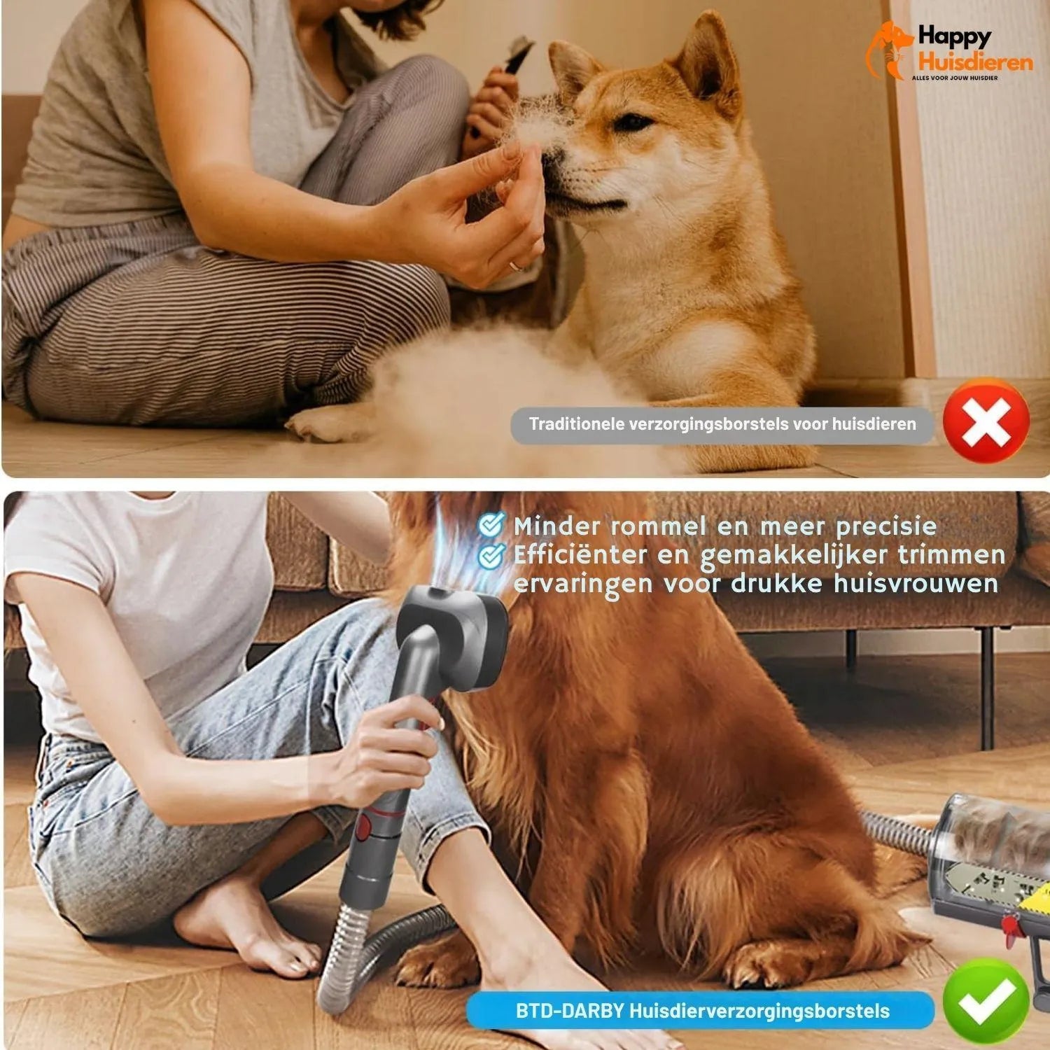 ShedVac | Universeel opzetstuk voor hondenhaarverwijdering