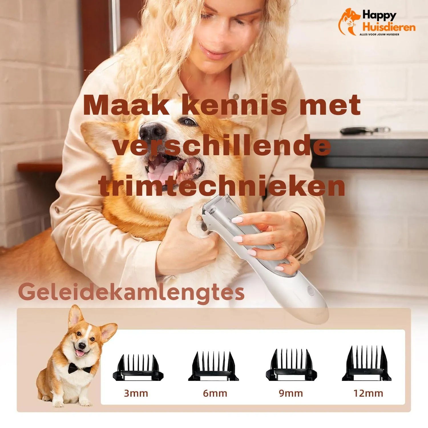 SheddyPro | Draadloze hondentrimmer met vacuümfunctie