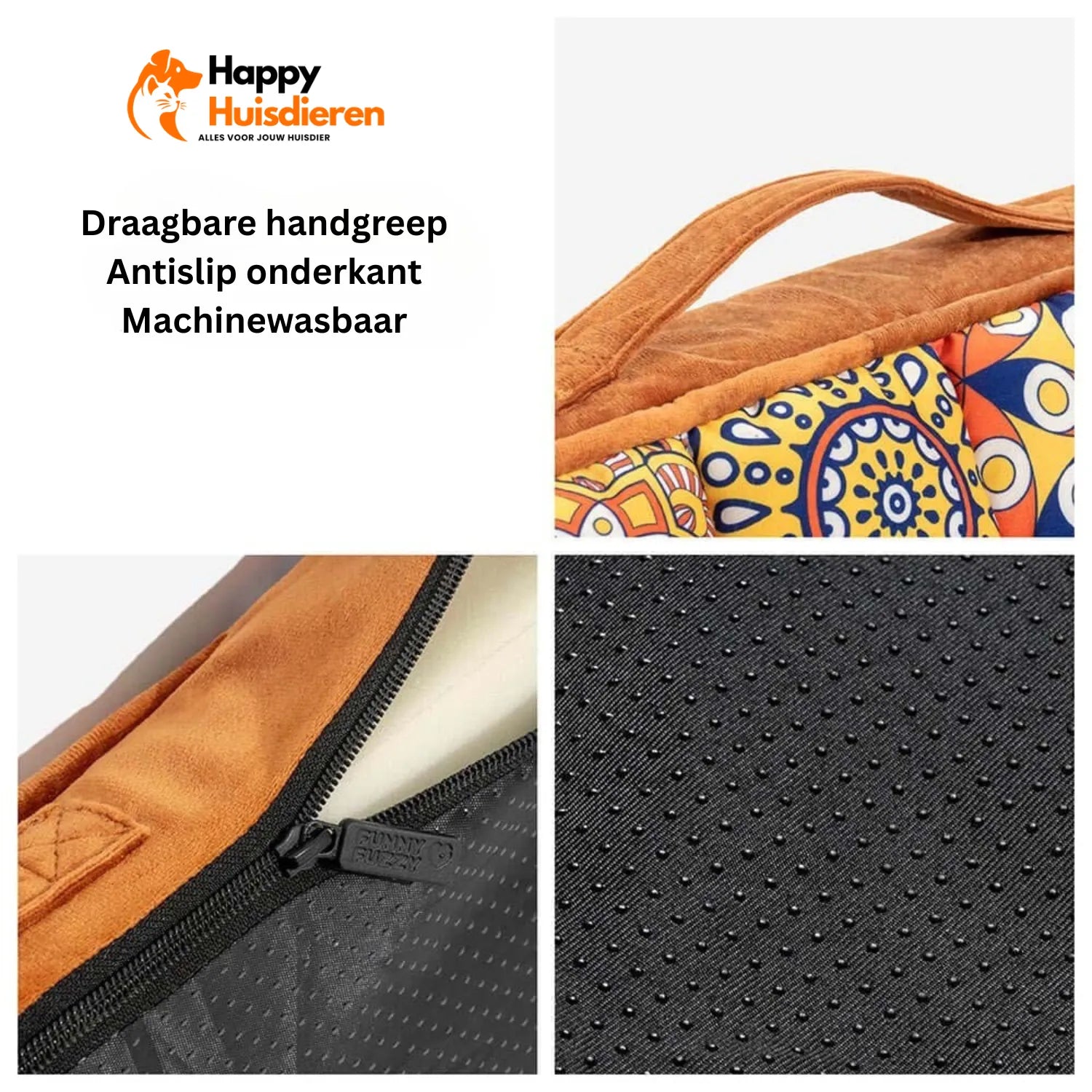 SlaapSultan Hondenbed | Orthopedisch Luxe Bed in Marokkaanse Stijl met Afneembare Hoes