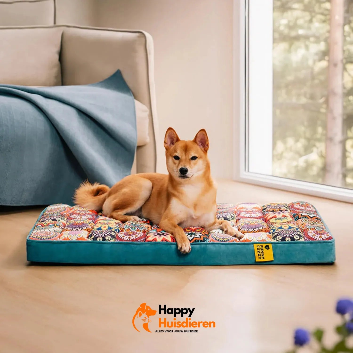 SlaapSultan Hondenbed | Orthopedisch Luxe Bed in Marokkaanse Stijl met Afneembare Hoes