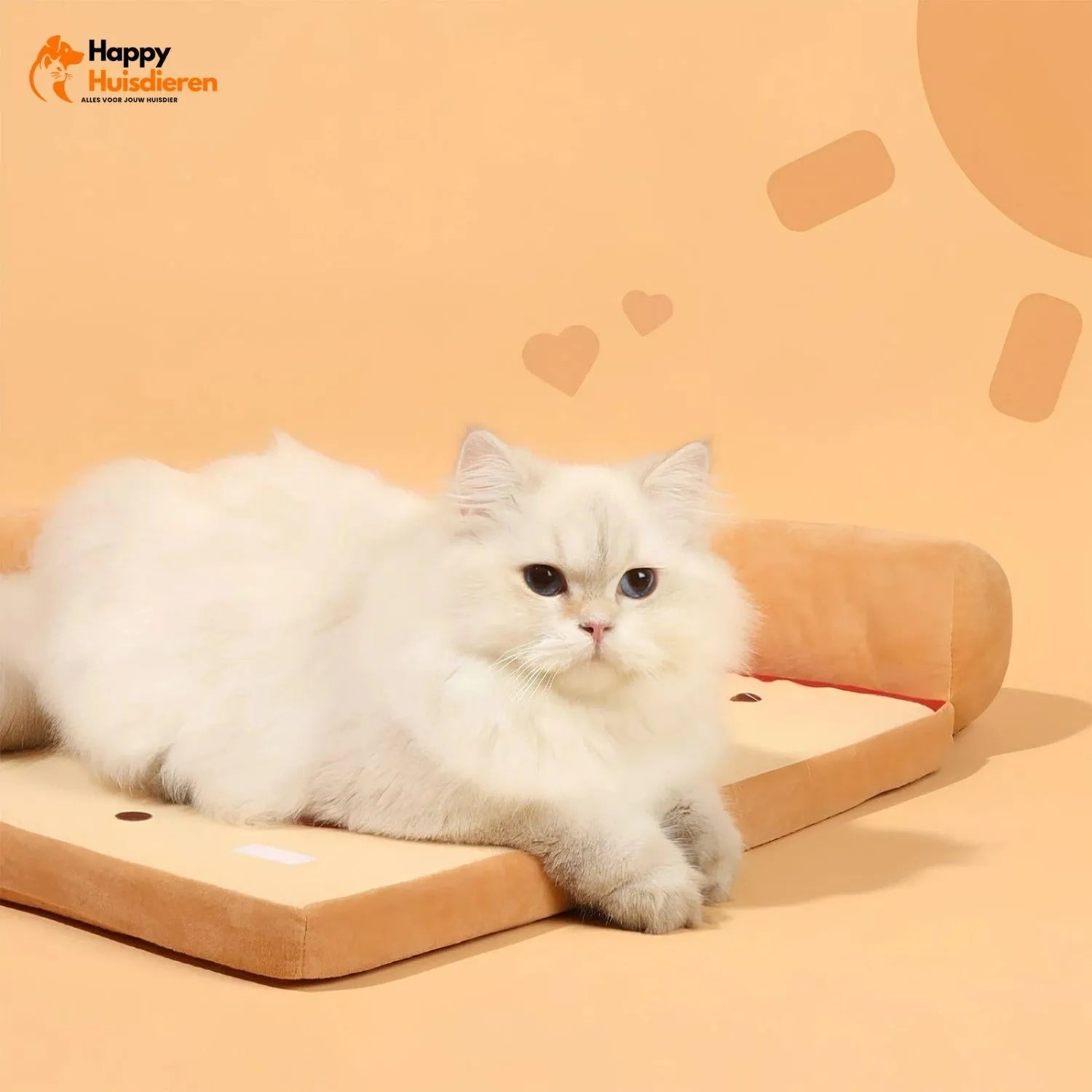 SliceNap Haven | Knus en Grappig Pizzabed voor Katten en Kleine Honden