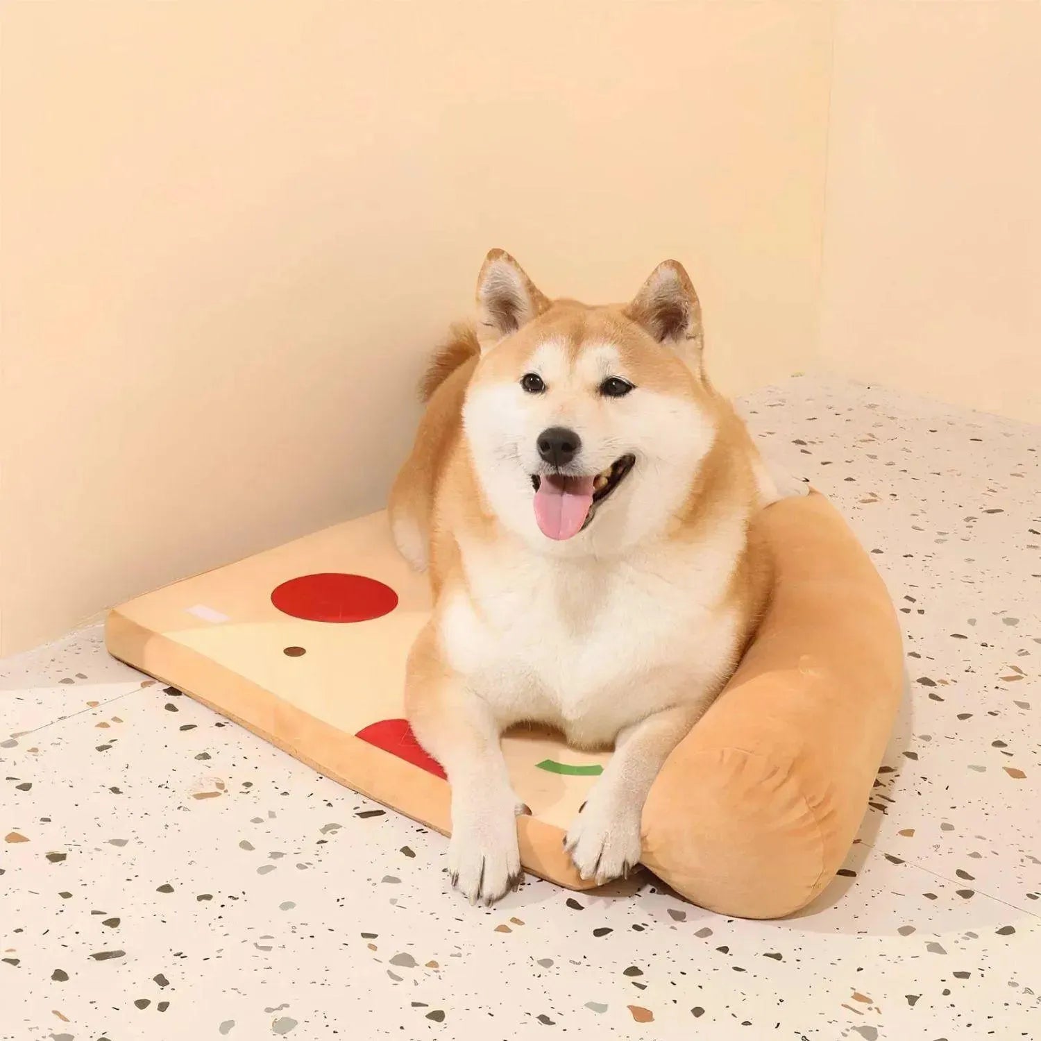 SliceNap Haven | Knus en Grappig Pizzabed voor Katten en Kleine Honden