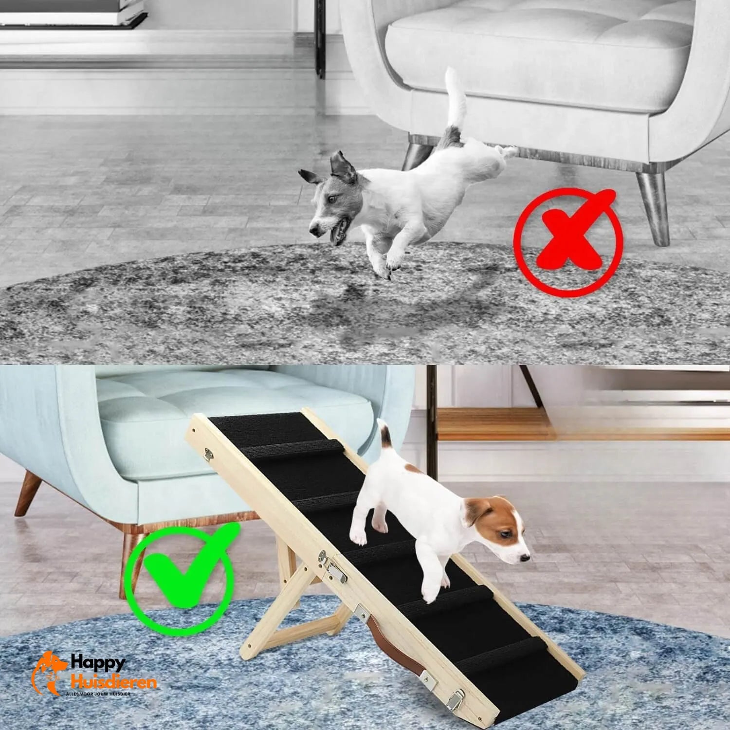 SlimPaw Ramp | Verstelbare en Opvouwbare Oplossing voor Huisdieren