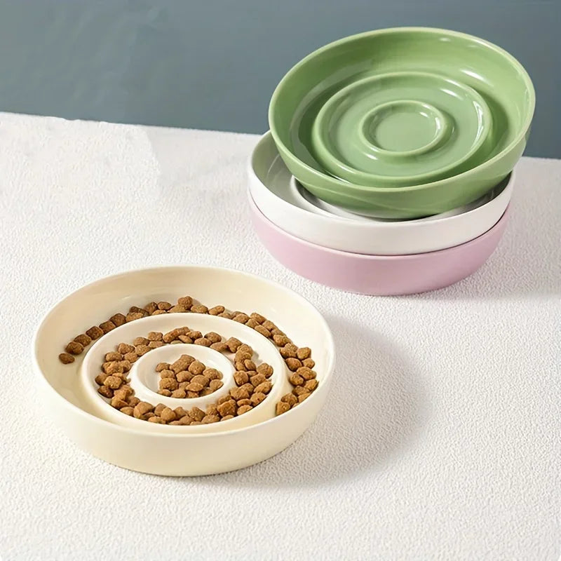 SlowBite Ceramic Bowl | Slow feeder voerbak kat & hond