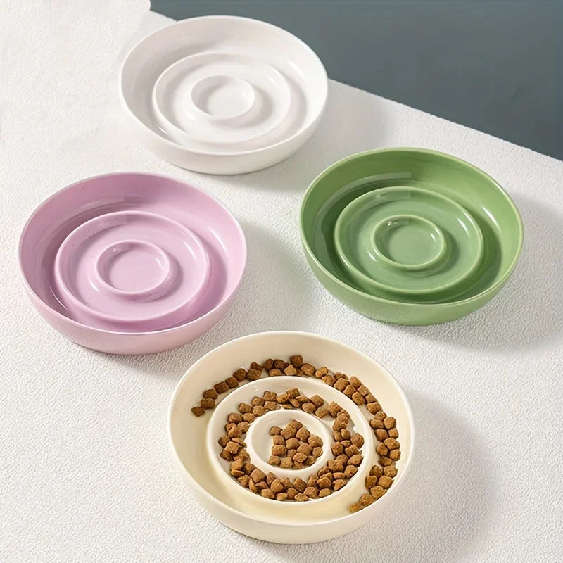 SlowBite Ceramic Bowl | Slow feeder voerbak kat & hond