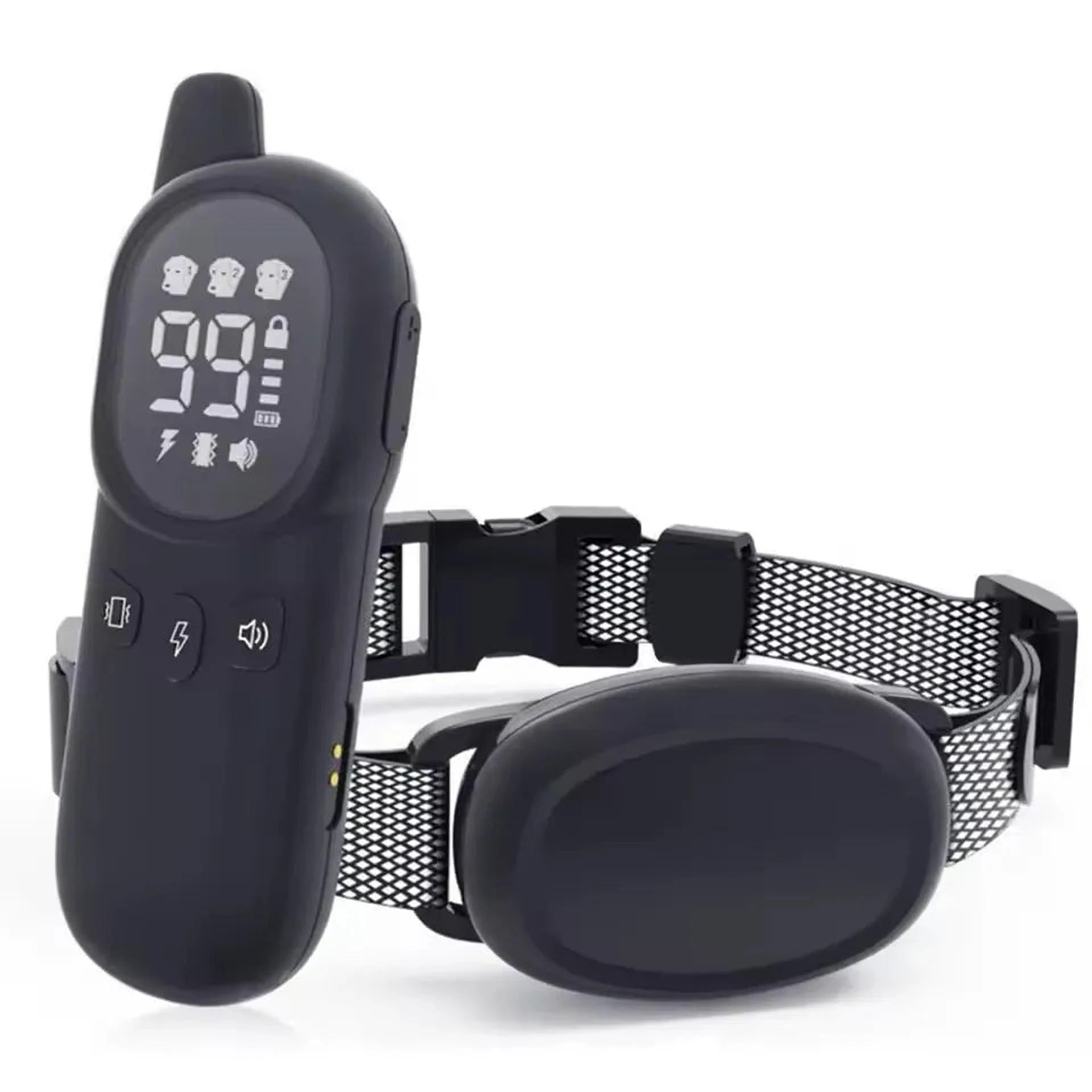SmartTrainer – Professionele Hondentrainingshalsband met Afstandsbediening (Anti-blaf | Vibratie & Pieptoon | Groot Bereik)