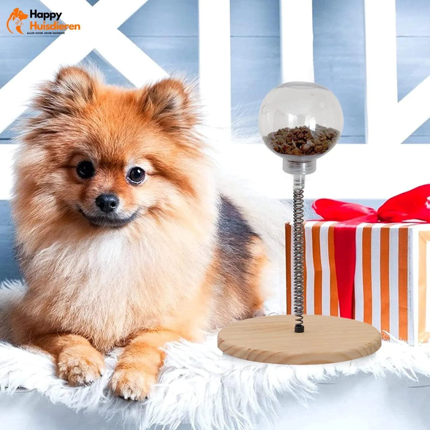 SnackSpring | Interactief voerspeeltje voor katten – stimuleert spijsvertering & spel