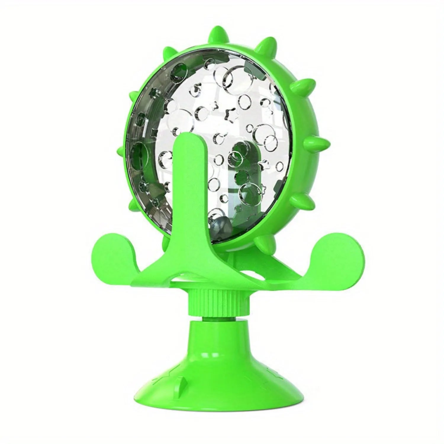 SnoepSpin Spel | Interactieve Katten Voerpuzzel & Snackdispenser – Slow Feeder met Krachtige Zuignap (360°)