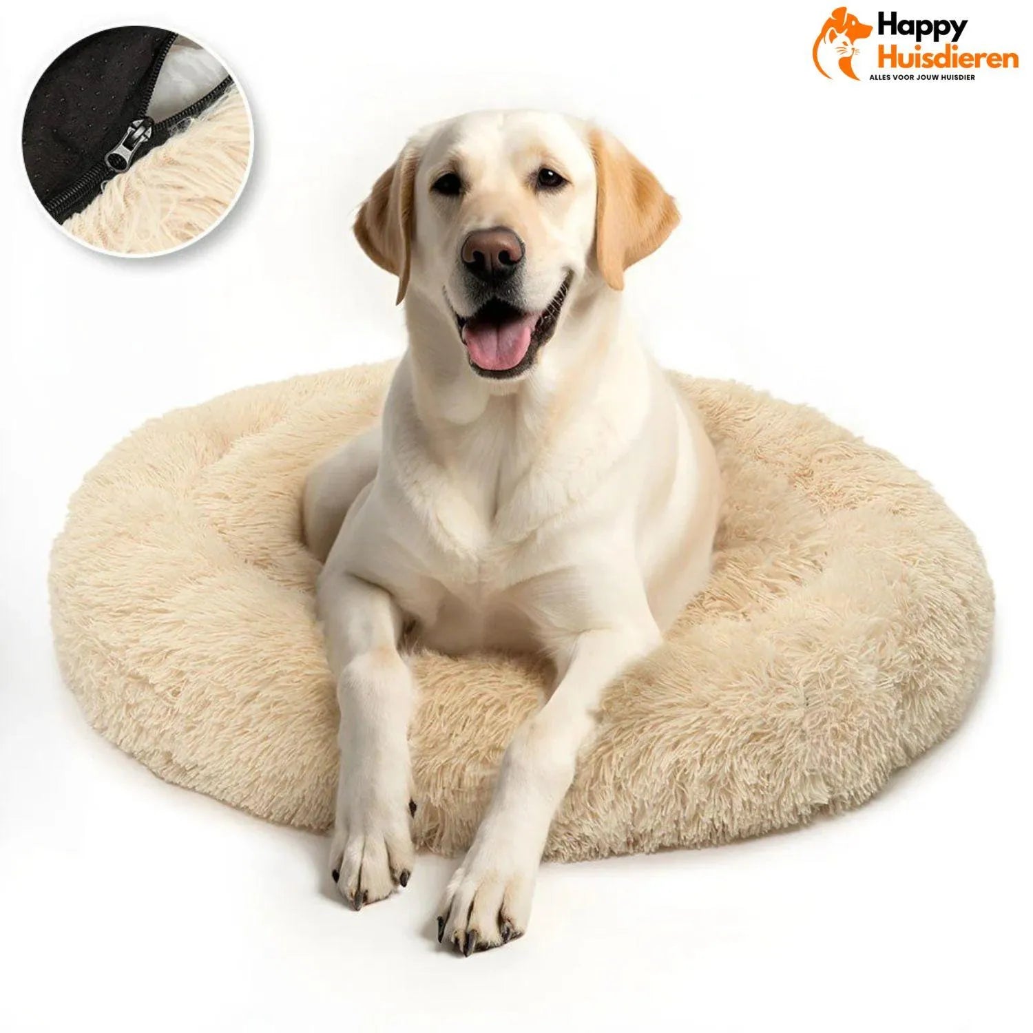 SnoozeDonut | Donutmand – kalmerende pluche hondenmand