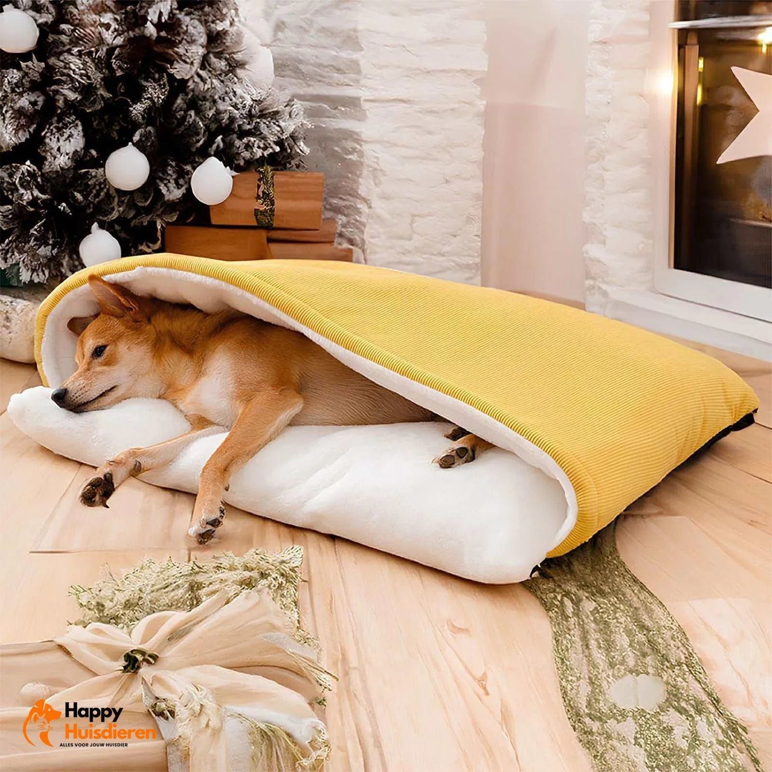 Snoozio Hondenbed | Zachte slaapzak voor honden en pups