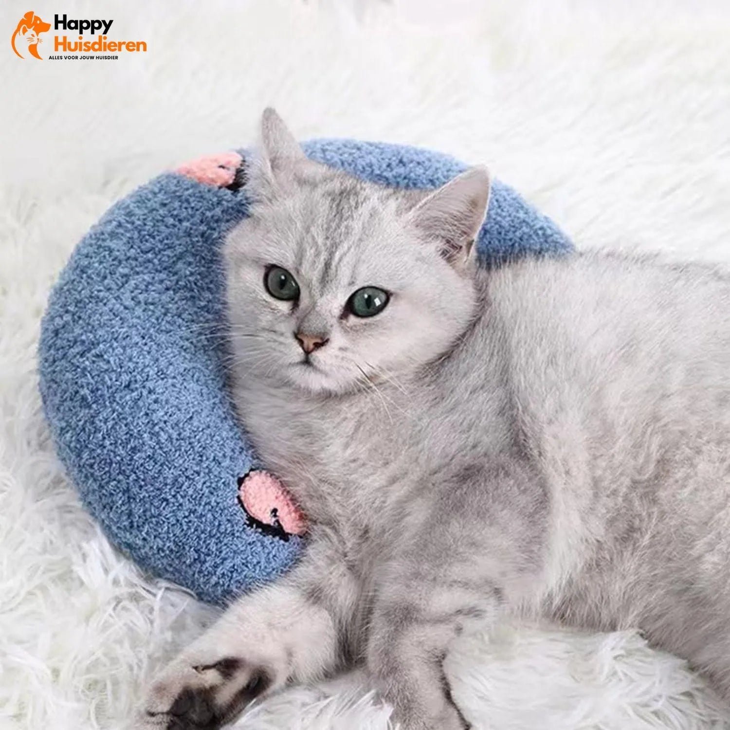 SnugPillow | Zacht huisdierkussentje van parelkatoen – compact & wasbaar