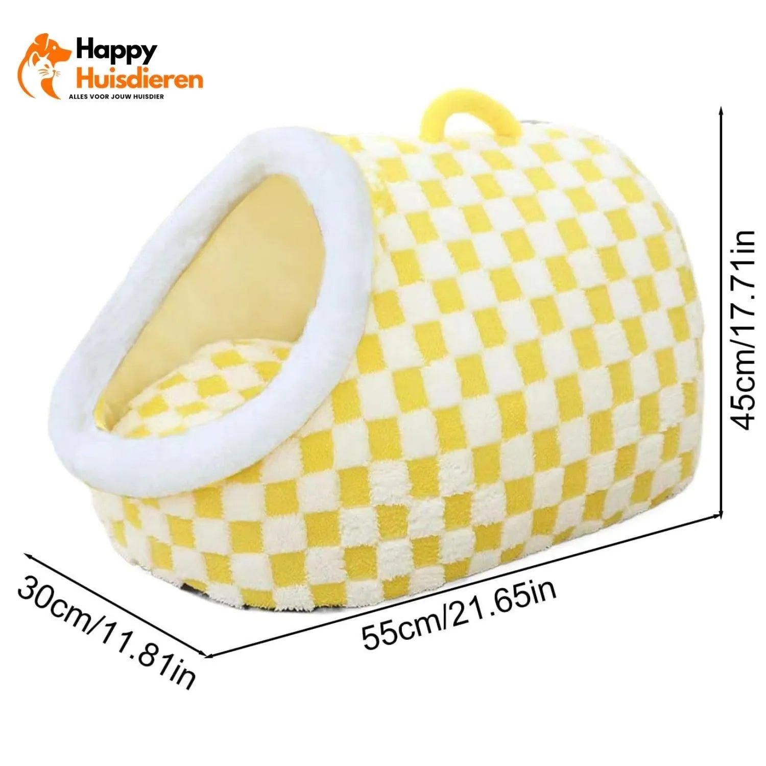 Snuggle Pups | Comfortabele Pluche Mand voor Honden & Katten – Zacht & Kalmerend