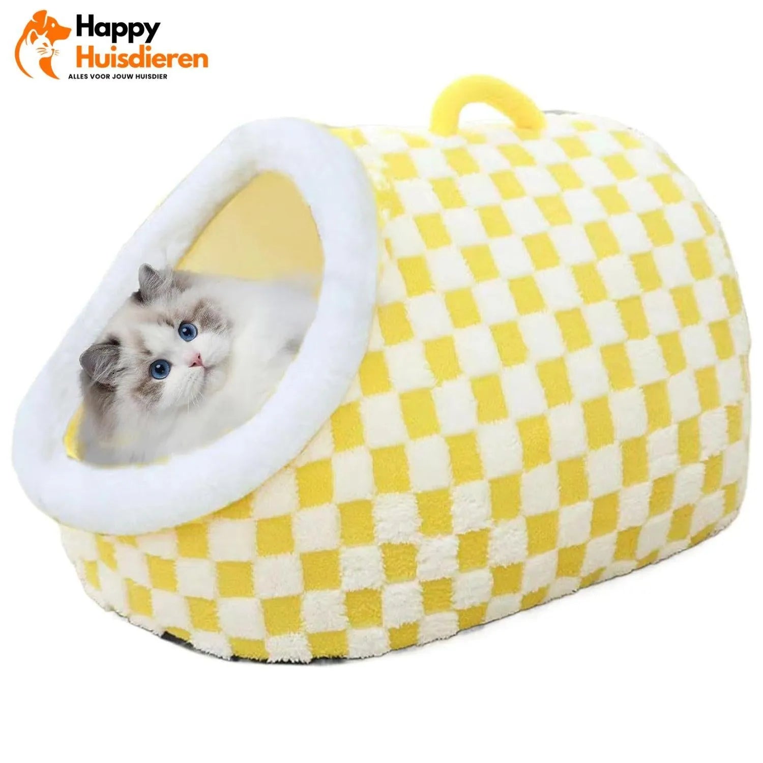 Snuggle Pups | Comfortabele Pluche Mand voor Honden & Katten – Zacht & Kalmerend