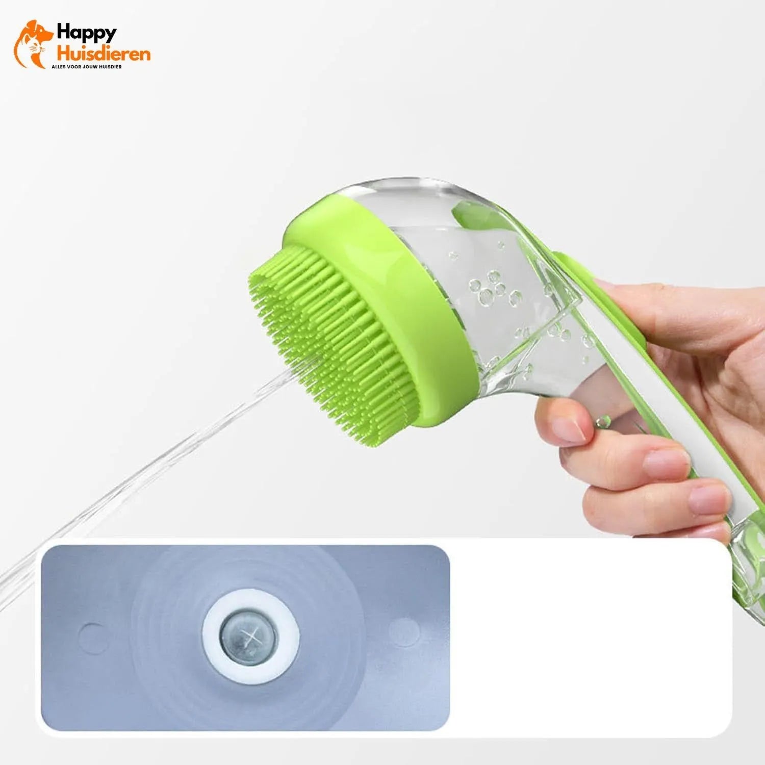 SoapyScrub | Massage wasborstel voor honden en katten