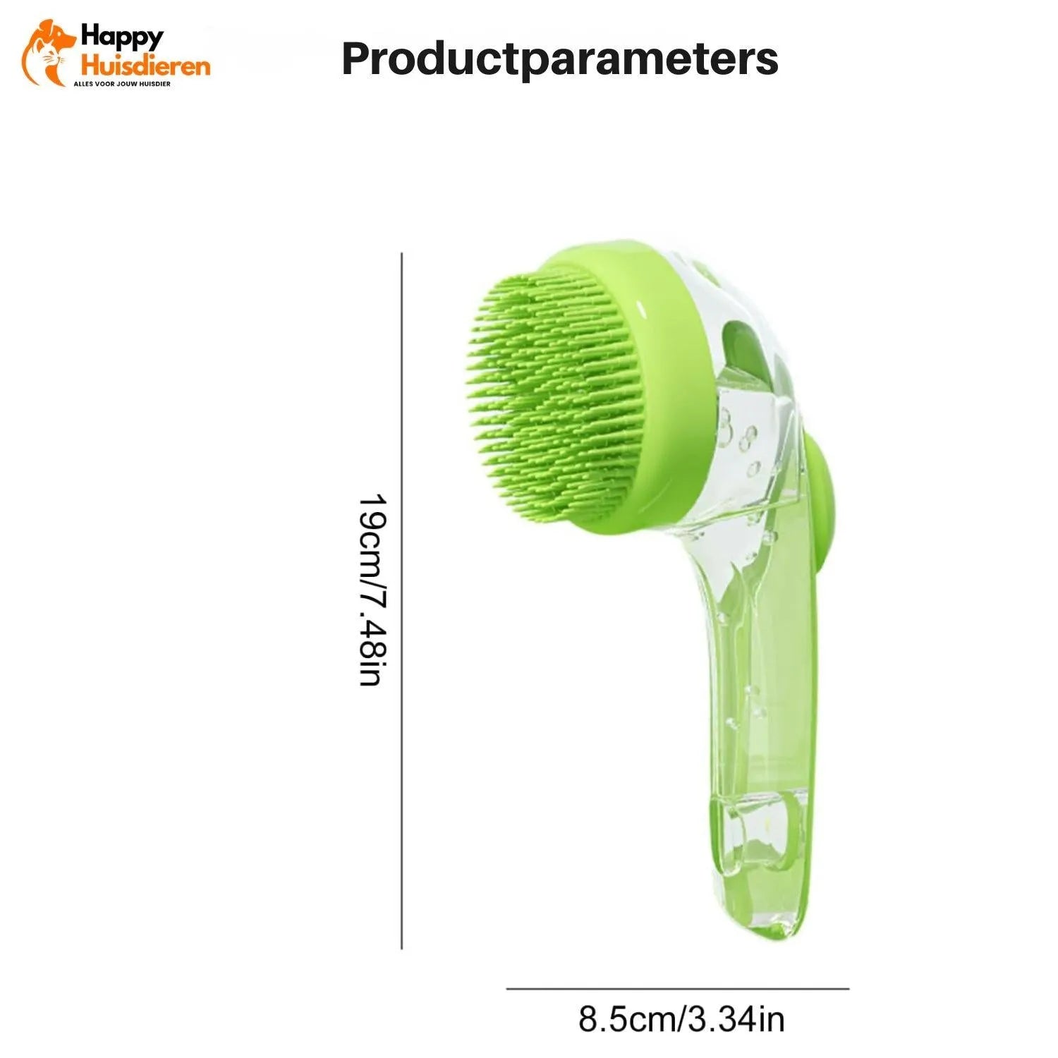 SoapyScrub | Massage wasborstel voor honden en katten