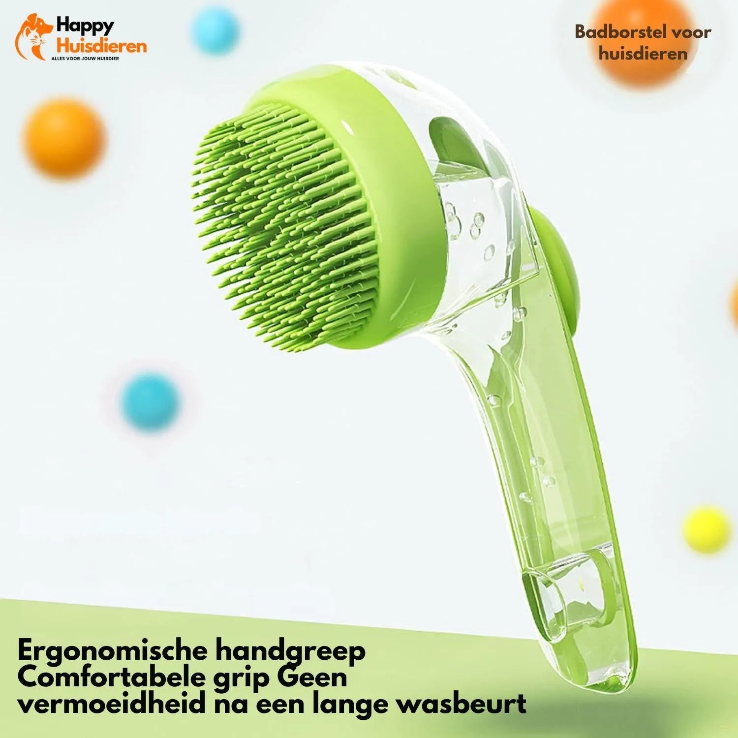 SoapyScrub | Massage wasborstel voor honden en katten