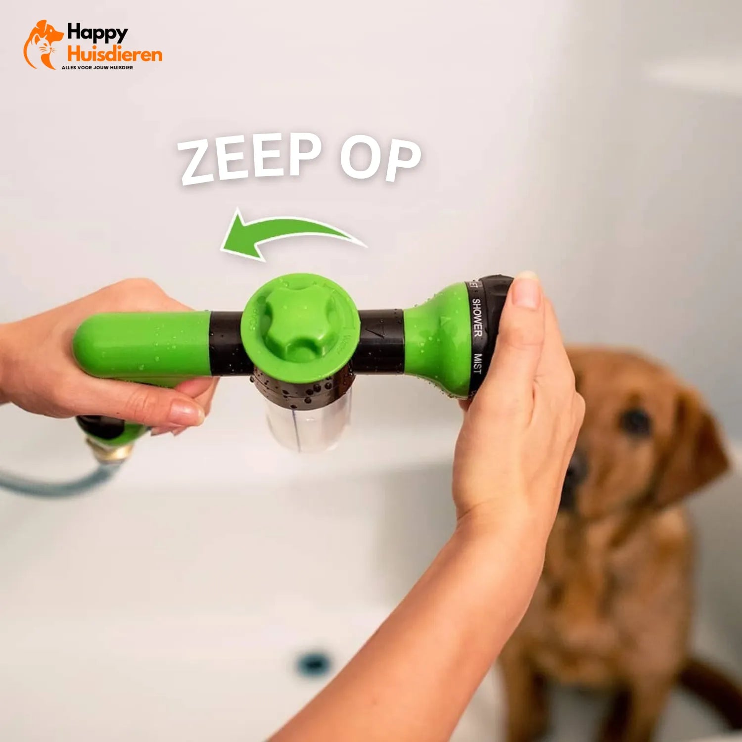 SprayMaatje Pro | Handige Honden Douche Sproeier voor Snel en Gemakkelijk Wassen