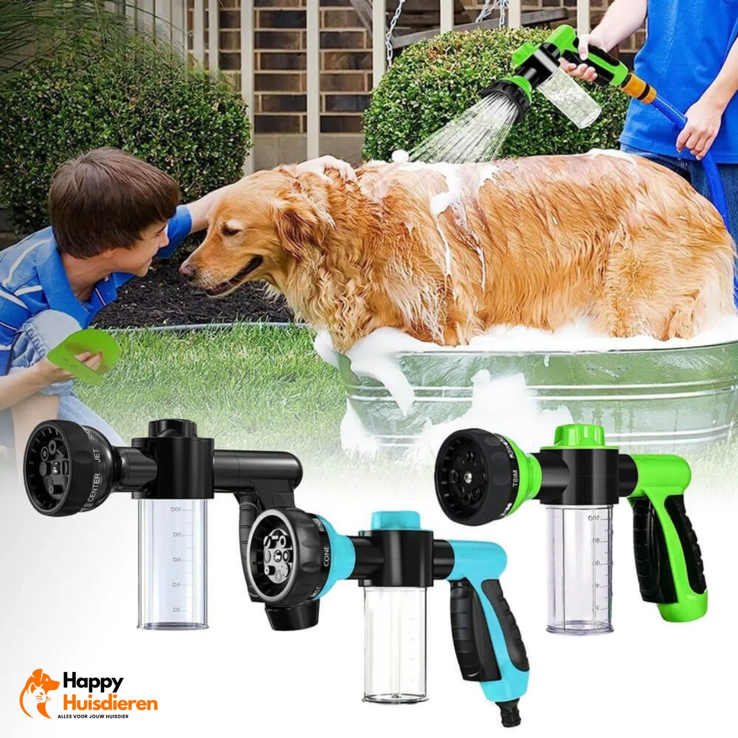 SprayMaatje Pro | Handige Honden Douche Sproeier voor Snel en Gemakkelijk Wassen