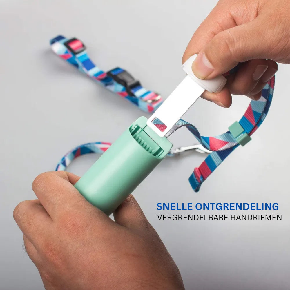 StayClip Hondenriem | Slimme Nylon Riem met Ingebouwde Bevestigingslus
