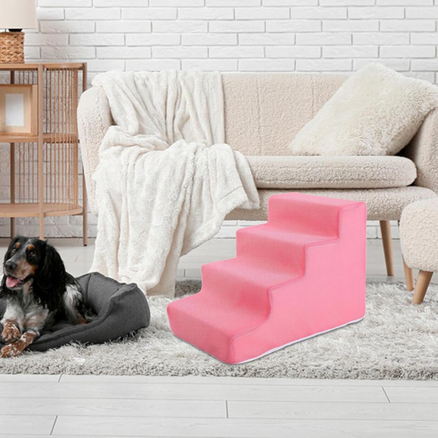 StepUp Paws | Huisdier trapje 4 treden antislip bank/bed